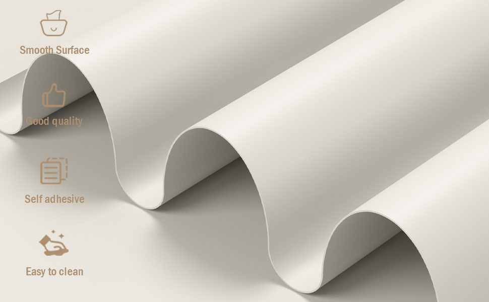 Smooth White Wallpaper shaped like flowing water